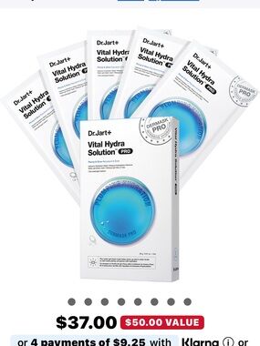 Dr. Jart+ Vital Hydra Solution Pro Sheet Masks - 5